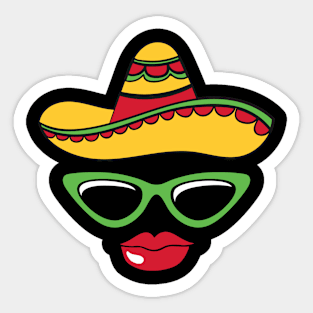 CINCO DE MAYO LADY SEÑORITA Sticker